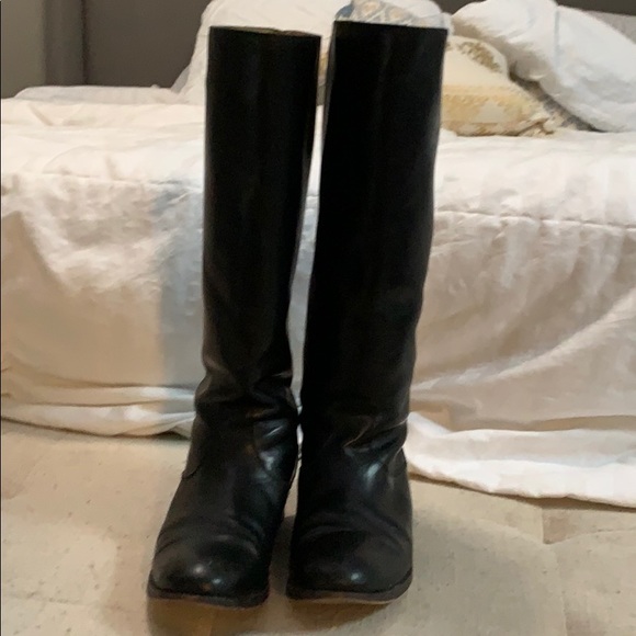 Frye Shoes - Black Frye Melissa button